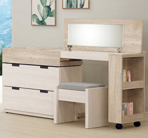 C573-4 漢娜3.2尺多功能掀式鏡台(含椅)