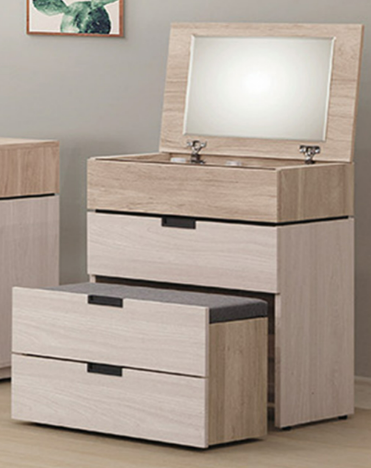 C573-9 漢娜2尺多功能掀式鏡台(含椅)