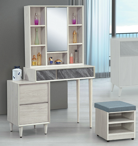 C595-7 吉恩鏡台組(含椅)