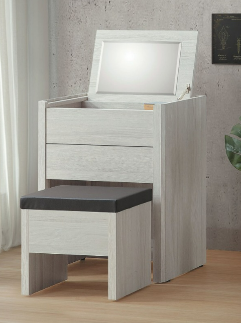 C584-5 馬克斯2尺掀鏡台(含椅/共2件)