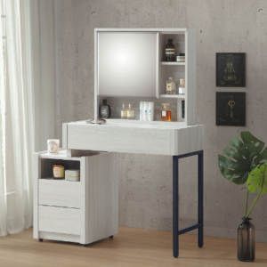 C584-7 馬克斯伸縮鏡台 含椅 全組