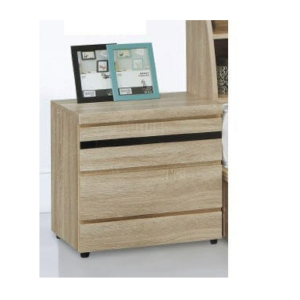 C620-8 凱恩梧桐二抽床頭櫃(單只.全木心板)