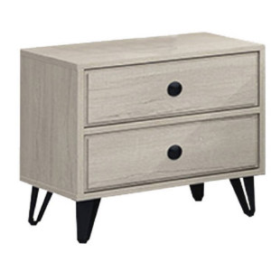 C593-8 丘比特碳香橡木床頭櫃(單只)