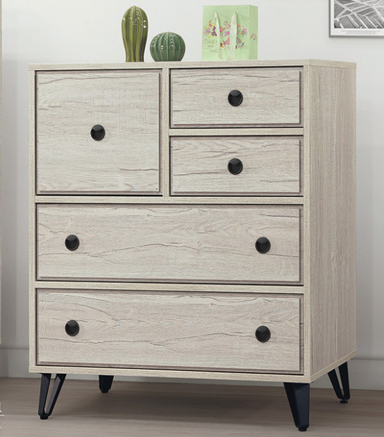 C594-1 丘比特碳香橡木五斗櫃