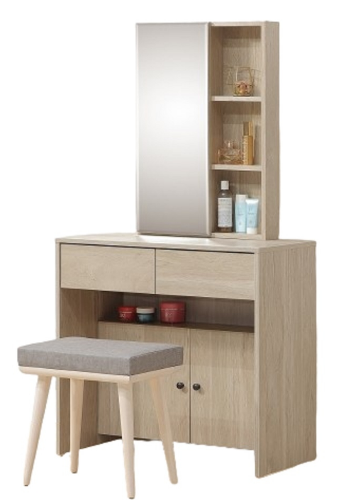 C572-4  司曼特鏡台(全組/三件.含椅)