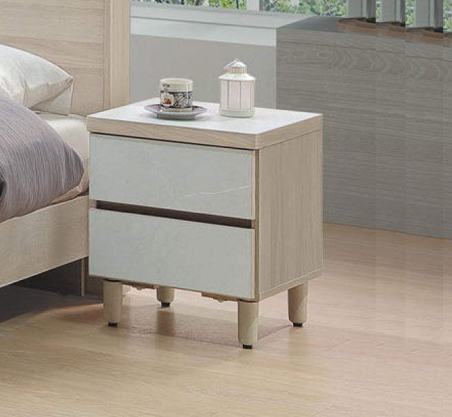 C575-3 夏朵二抽床頭櫃(單只)