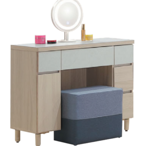 C575-4 夏朵3.2尺化妝台(鏡子+下座.含椅.共三件/全組)