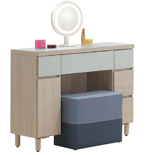 C575-4 夏朵3.2尺化妝台(鏡子+下座.含椅.共三件/全組)