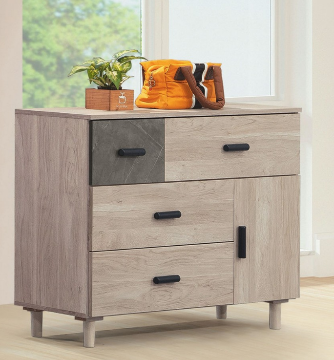 C579-2 夏莉4尺置物五斗櫃