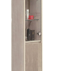 C612-5  芙妮淺白雙色1尺側櫃