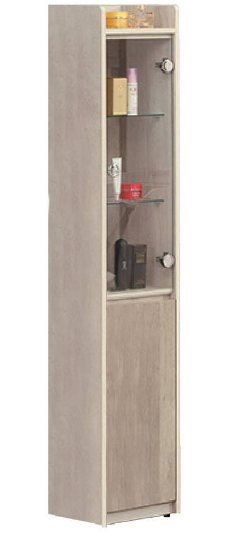 C612-5  芙妮淺白雙色1尺側櫃