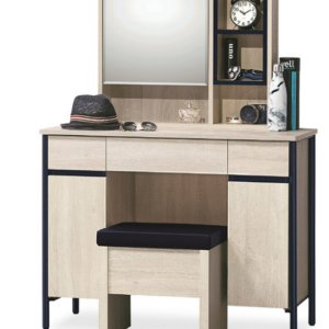 C589-8 韋克3.3尺鏡台(含椅)