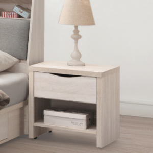 C566-3 麗寶白雲橡床頭櫃(單只)