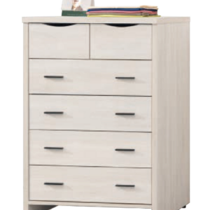 C566-9 麗寶白雲橡五斗櫃