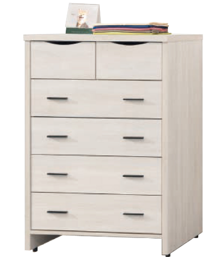 C566-9 麗寶白雲橡五斗櫃