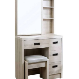 C620-15 伊格白桃木鏡台(推鏡含椅)