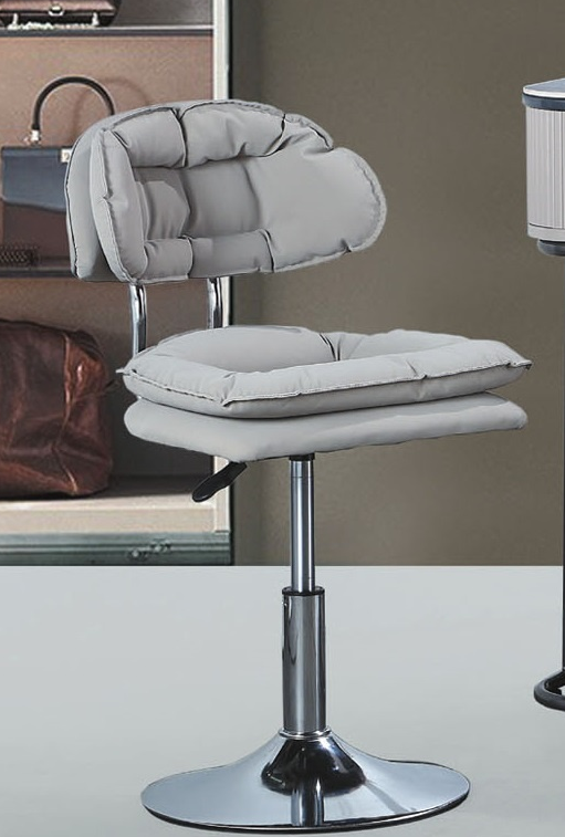 C630-3 A205化妝凳(灰皮)(另加購)