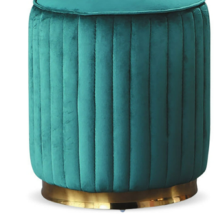 C738-12 T08絨布小圓凳(綠) 另加購