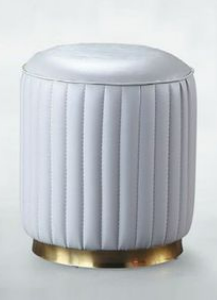 C738-14 T08小圓凳(灰皮)(另加購)