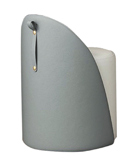 C740-8 Y052 灰色皮化粧椅(另加購)