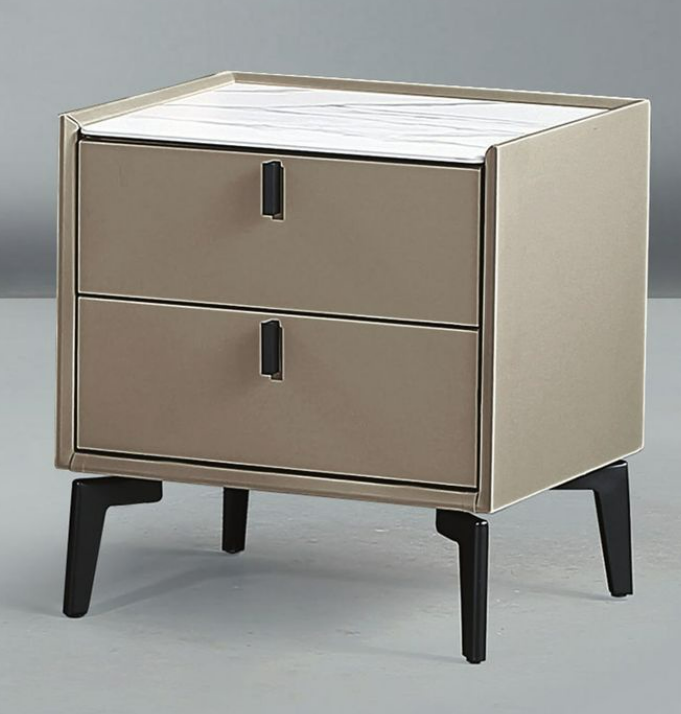 C797-9 10駝色床頭櫃