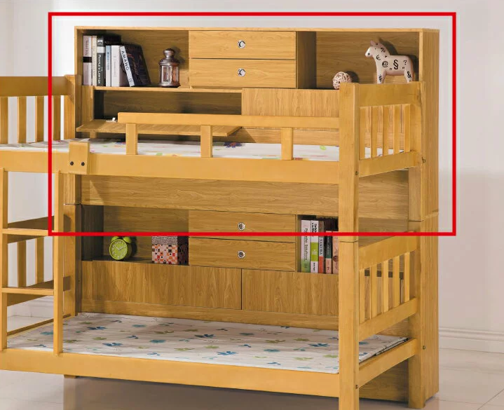 C665-3 赤陽色床頭櫃(單只)(全木心板貼赤陽色玻麗漆)