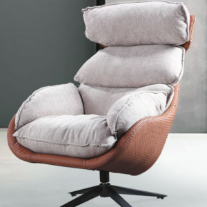 C730-1 2307旋轉休閒椅(米黃)