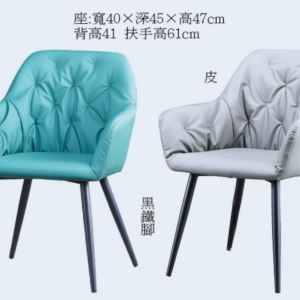 C734-12 A507休閒椅(綠皮)