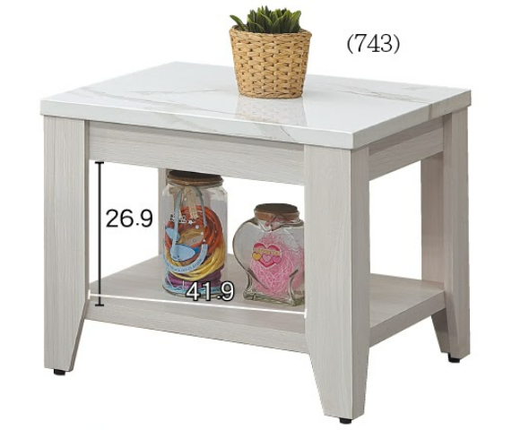 C745-6 威尼斯2尺小茶几(仿石紋)