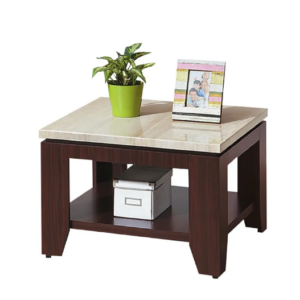 C240-13胡桃耐磨2尺小茶几(仿石紋全木心板)