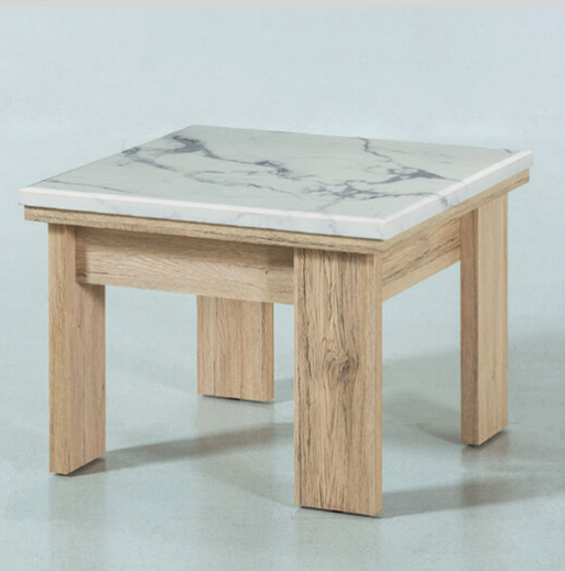 C254-5 雅士小茶几 含石面 棕花白 另有雪山岩板可供選擇