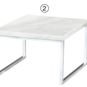C254-9 888爵士白小茶几 (含石面 另有雪山岩板可供選擇)