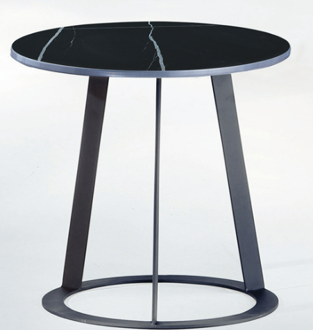 C285-7 16-06 黑白根小圓几(含石面)