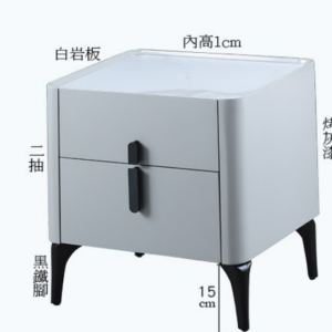 C797-10 8019 床頭櫃(灰)