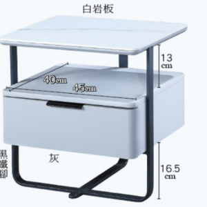 C282-8 858 床頭櫃(夢百合)