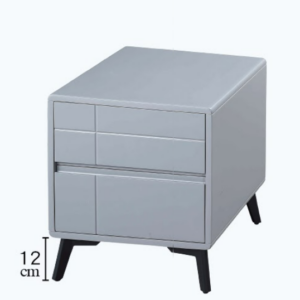 C282-5 6073 淺灰床頭櫃