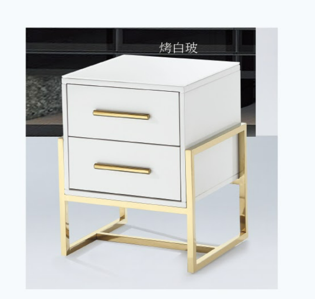 C280-17 Y-58床頭櫃 (白)