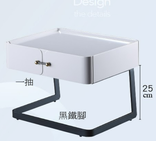 C282-15 702淺灰色床頭櫃