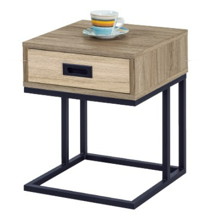 F81-3 吉米灰橡沙發邊几