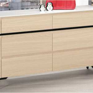 A1185-6 艾維斯4尺岩板六斗櫃 桌面12MM岩板