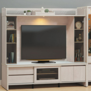 C287-1 淺白7尺高低櫃 全組 /含岩板