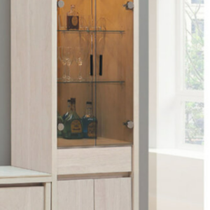 C287-2 淺白展示櫃