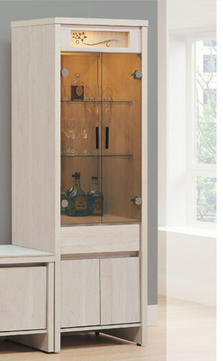 C287-2 淺白展示櫃