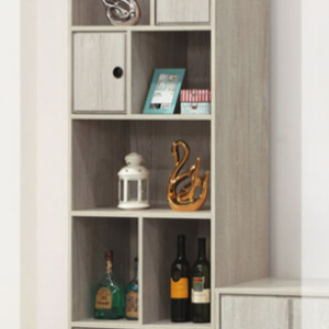 C303-5 丘比特碳香橡木2尺立櫃