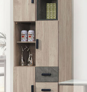 C301-6 夏莉2.2尺三抽書櫃