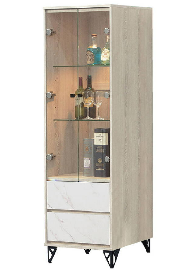 C305-1 梵思2尺展示櫃 美耐皿