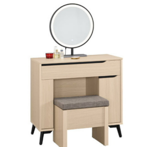 A1222-1朵利斯2.7尺化妝台全組 鏡台 含椅