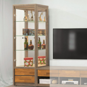 C313-1 灰橡2.2尺展示櫃