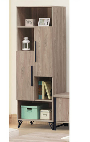 C315-9 307 工業風淺灰橡立櫃