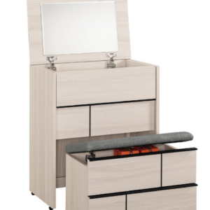 A1087-5 里斯特2尺多功能掀鏡化妝台 含椅